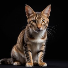 Fototapeta premium animal on black background