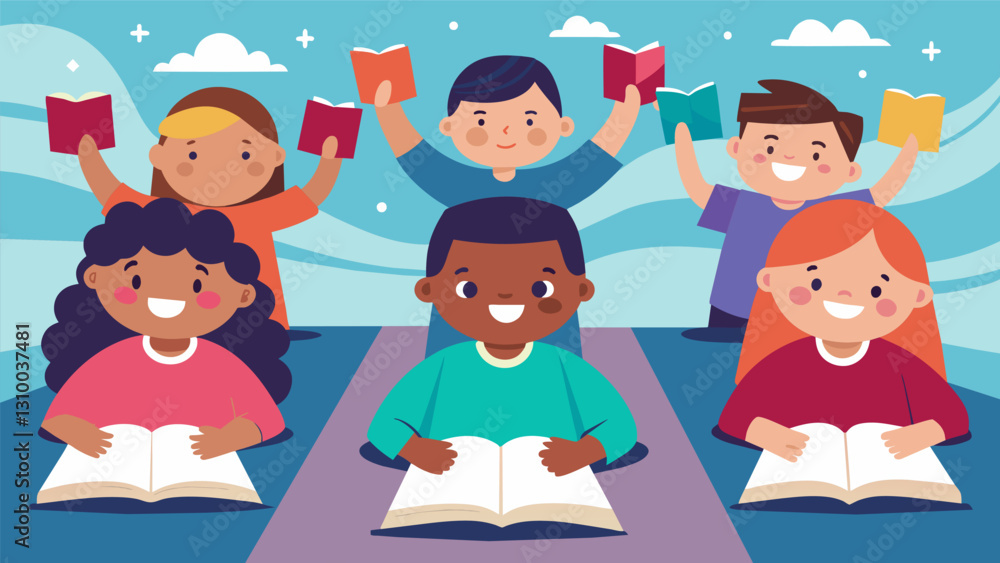 Poster rows of tiny hands excitedly tracing and coloring biblethemed coloring pages as they learn about the