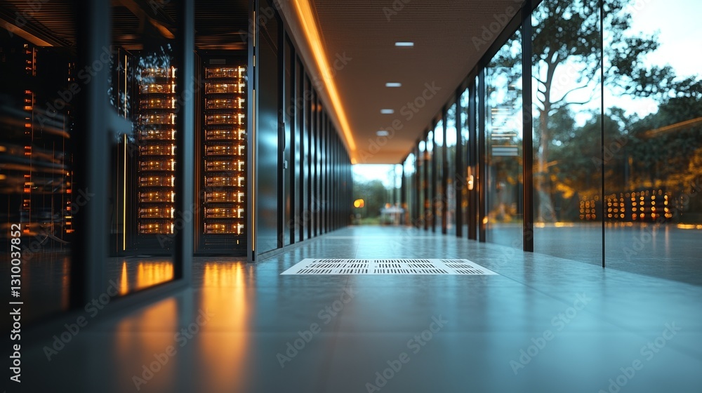 Poster the concept of creative business involves web telecommunication, internet technology connection, clo