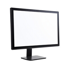 lcd monitor isolated on white