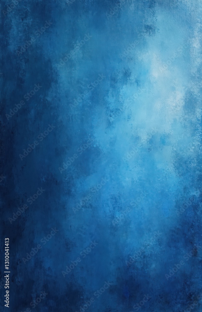 Poster abstract blue canvas texture with various shades, patterns creates dreamy artistic visual effect. co