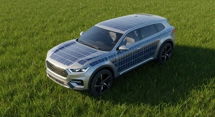 Solar-Powered Self-Sustaining Vehicle