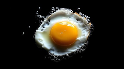 Oozing golden yolk kitchen counter food photography bright environment close-up freshly cracked egg symbolism