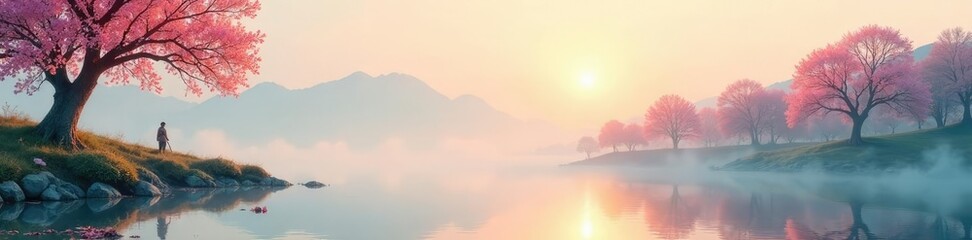 Peaceful morning scene with mor pankh and bansuri on white background, background, serene, calm