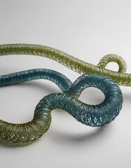 Fototapeta premium Abstract glass sculpture