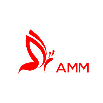 Letter AMM logo design vector template, AMM logo