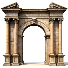 Fototapeta premium Triumphal Arch of Constantine in Rome with historic stone architecture and statues