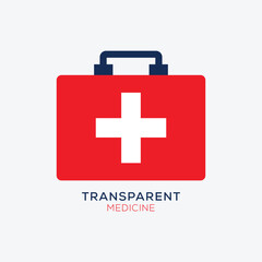 First aid kit icon for doctor care.