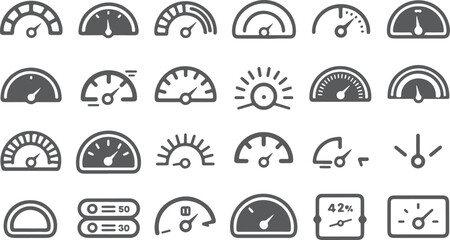 set of vector icons