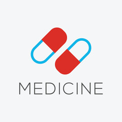 Pill icons. solid style vector.