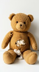 Lonely and Worn: A Broken Teddy Bear