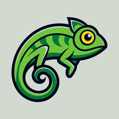 Simple Chameleon Logo Design Collections