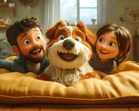 Heartwarming Family Moment Adopting Stray Dog from Shelter, Emphasizing Joy and Responsible Pet Ownership Values