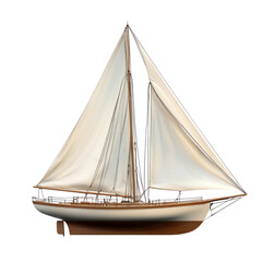 Obraz premium model of a wooden ship