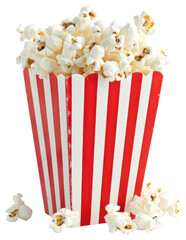 PNG Pop corn snack popcorn stripes.