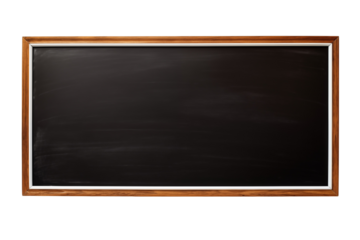 School Blackboard on transparent Background – Classic Education Tool for Teaching, Writing, and Learning in a Classroom Setting, Educational Materials, School, and Classroom Resources. Png cut out.
