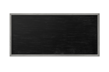 School Blackboard on transparent Background – Classic Education Tool for Teaching, Writing, and Learning in a Classroom Setting, Educational Materials, School, and Classroom Resources. Png cut out.