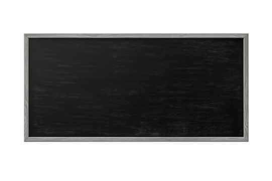 School Blackboard on transparent Background – Classic Education Tool for Teaching, Writing, and Learning in a Classroom Setting, Educational Materials, School, and Classroom Resources. Png cut out.