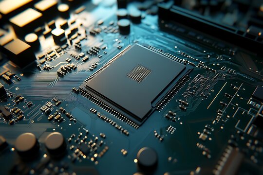 High-performance GPU on green motherboard close-up reflects advanced gaming technology  
