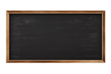 School Blackboard on transparent Background – Classic Education Tool for Teaching, Writing, and Learning in a Classroom Setting, Educational Materials, School, and Classroom Resources. Png cut out.