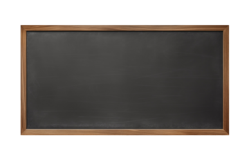 School Blackboard on transparent Background – Classic Education Tool for Teaching, Writing, and Learning in a Classroom Setting, Educational Materials, School, and Classroom Resources. Png cut out.