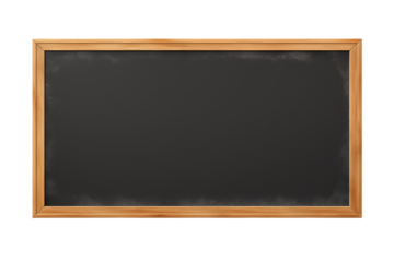 School Blackboard on transparent Background – Classic Education Tool for Teaching, Writing, and Learning in a Classroom Setting, Educational Materials, School, and Classroom Resources. Png cut out.