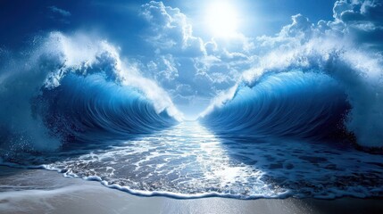 This extraordinary event symbolizes faith and divine intervention during their exodus.