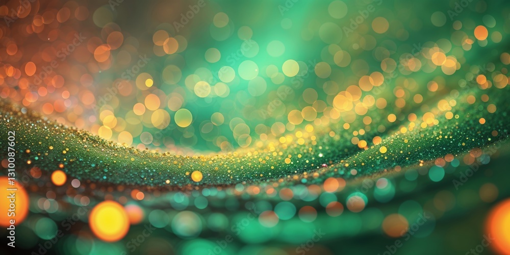 Poster colorful bokeh lights create a mesmerizing abstract scene filled with shimmering details and texture