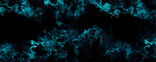 Scattered heavy dark green jade colored texture grunge texture on a dark concrete wall surface abstract background. Abstract background with dark jade rough grainy stone or concrete wall texture.