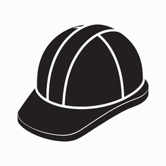 Fototapeta premium Construction helmet icon. outline vector. Casual object.