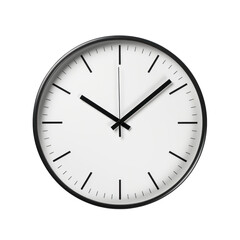 wall clock isolated on white