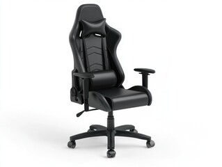 Modern black ergonomic gaming chair