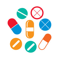 medicine capsule illustration