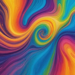 Obraz premium Abstract Art with Vibrant Hues