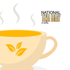 vector graphic of national tea day for national tea day celebration.