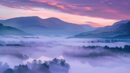 Fototapeta premium mountains in the morning