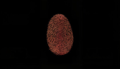 Glowing fingerprint in darkness – personal identity, surveillance, and press freedom