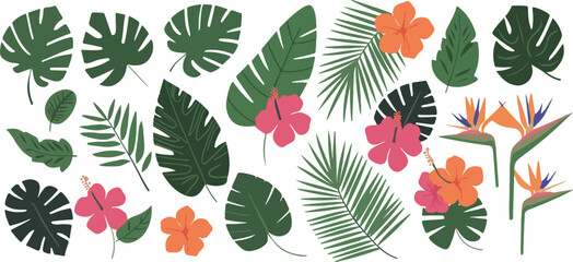 seamless background with leaves