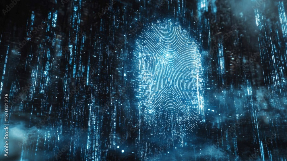 Poster the idea behind evidence-based practices of crime scene investigators. a glass with a fingerprint hi