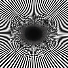 Black hole vortex digital art