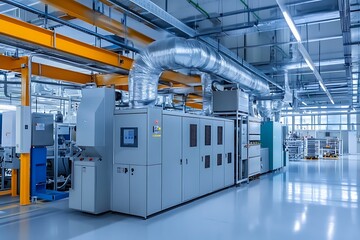 air filtration in factory setting for efficient operation  
