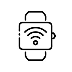 Smart technology icon showcasing connectivity, tech innovation concept