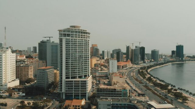 DRONE, LUANDA ANGOLA, MARGINAL