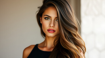 Captivating portrait of a beautiful woman