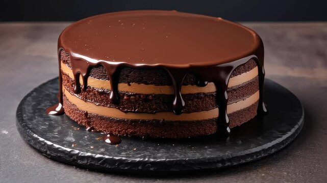 Fudgy Chocolate Layer Cake