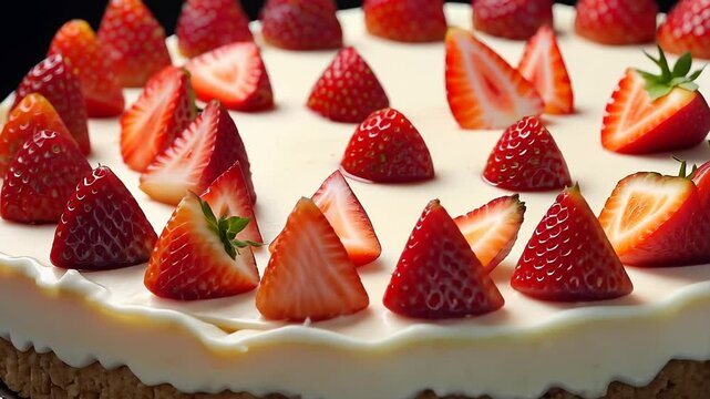 Sweet Cheesecake with Fruit