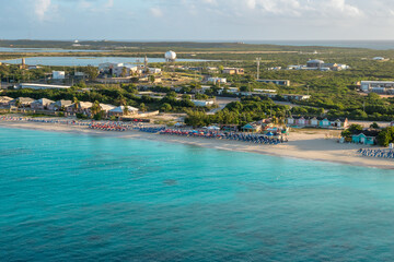 Exposure done at Sunrise while arriving at Grand Turk by Cruise Ship, with views of the Governor's...