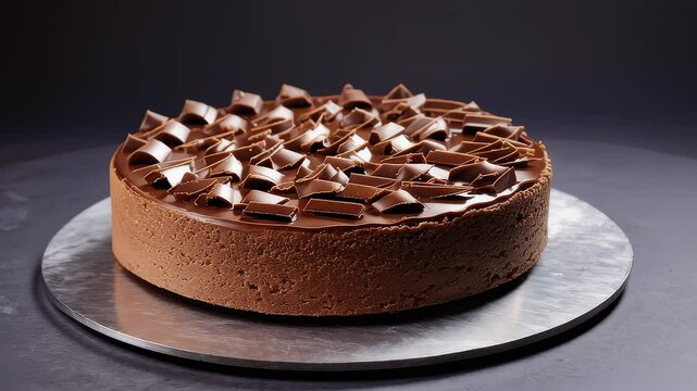 Dark Chocolate Ganache Cake
