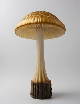 Isolated Amethyst Mescal Mushroom