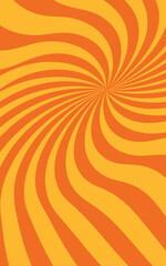 Abstract psychedelic texture in orange and yellow coloured. Colorful background for cards, posters, covers, banners etc.